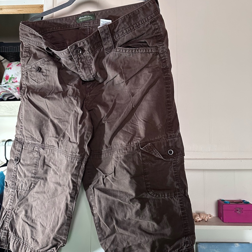 Brown Cargo Shorts